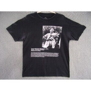 Texas Chainsaw Massacre Shirt Mens Large Behind the Scenes Black Horror Y2K